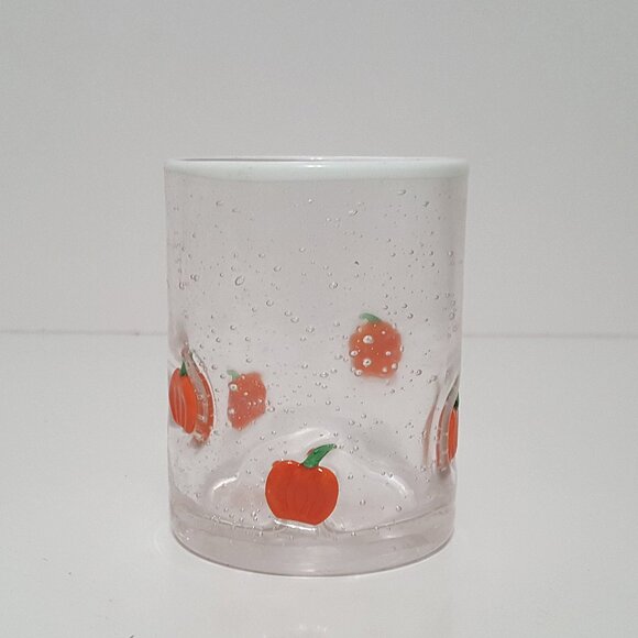 NEW RARE Pottery Barn Set of 4 Scary Squad Pumpkin Icon Drinking Glasses 12 oz - Picture 3 of 6